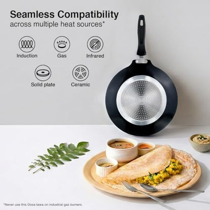 Image 7 of Prestige Omega Deluxe Granite Flat Dosa Tawa 28 cm