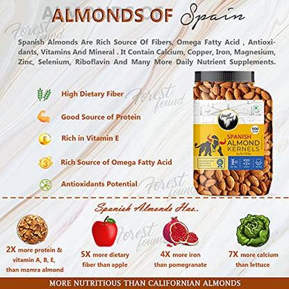 Image 4 of Forest Found Spanish Whole Almonds - 900g