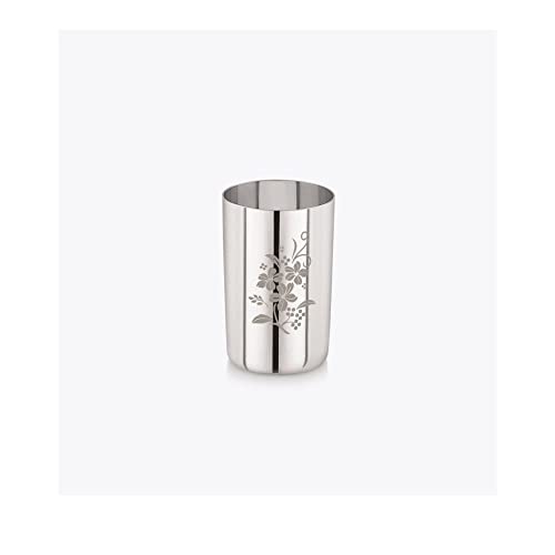 Image 1 of Default Title for the product neelam Stainless Steel Lazer Royal Glass Set of 4, 300 ml