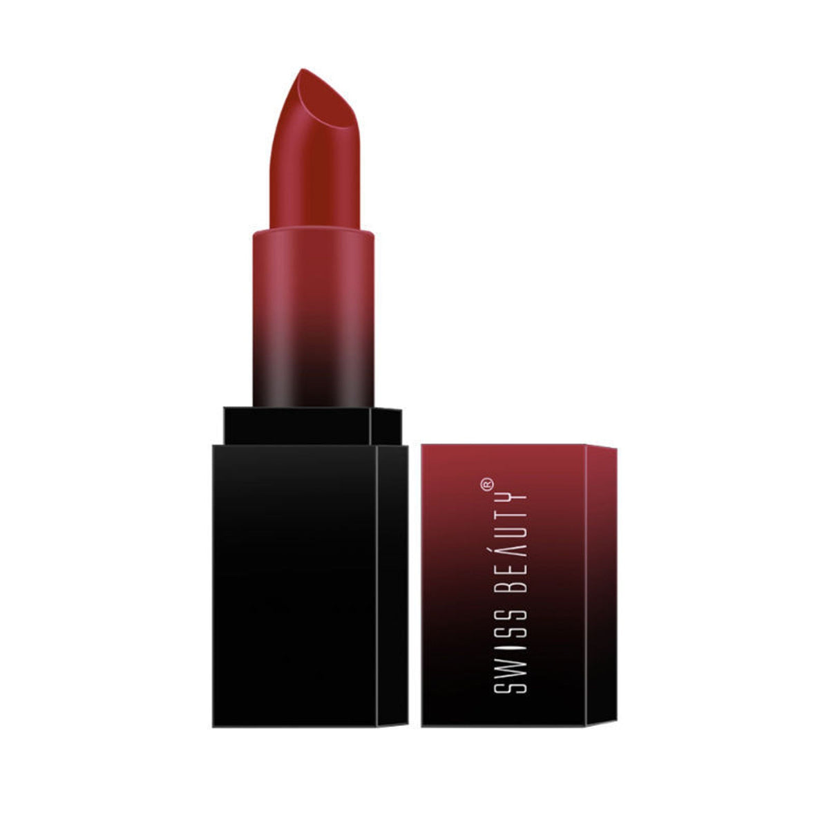 Image 9 of Swiss Beauty HD Matte Lipstick , High Coverage , Lightweight - 14 Pop Red