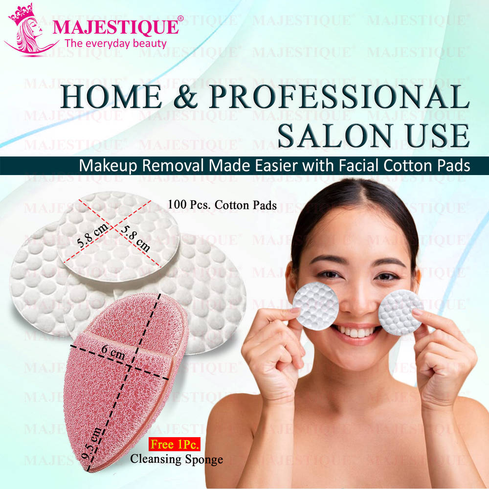 Image 5 of Majestique Premium Make-Up Removal Round Cotton Pads