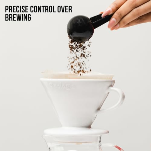 Image 5 of Sipologie Clarity Pour Over Coffee Maker, 50 Filter Papers Included, 1 Cup