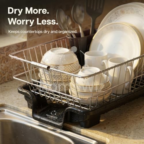 Image 6 of HomeWiz Dish Drying Rack 40×32×16 cm