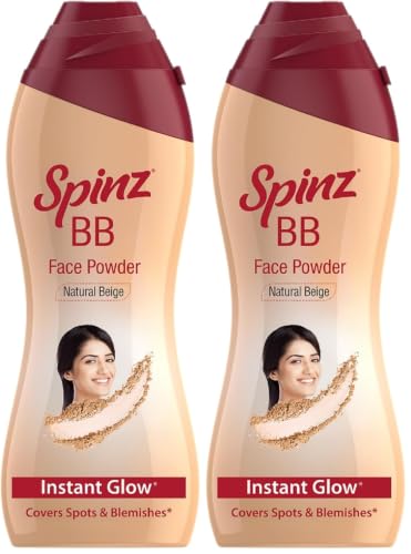 Image 1 of 70 g (Pack of 2) for the product SpinZ BB Brightening & Beauty Face Talc