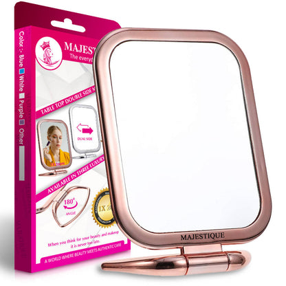 Image 1 of 190 g for the product Majestique Table Top Double Side Makeup Mirror