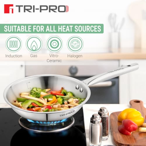 Image 8 of BERGNER TriPro Triply Stainless Steel Frypan/Skillet