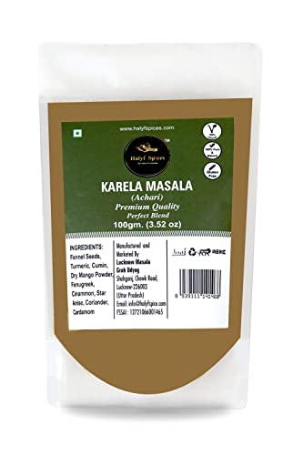 Image 3 of Halyf Spices Achari karela masala 100 gm (pack of 2)