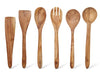 Image 1 of Default Title for the product Vesta Homes Neem Wood Spoon Set of 6