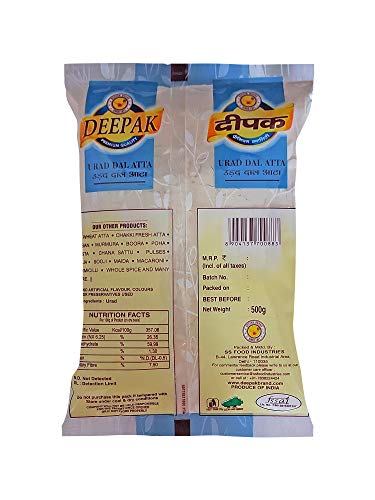 Image 3 of Deepak Urad Dal Atta | Gluten Free Black Gram Flour | High Protein & Fiber | For Dosa, Idli, Papad & Vada