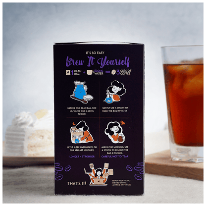 Image 4 of Evora Greens Cold Brew Coffee Bean Bag (50gm Each) Mocha