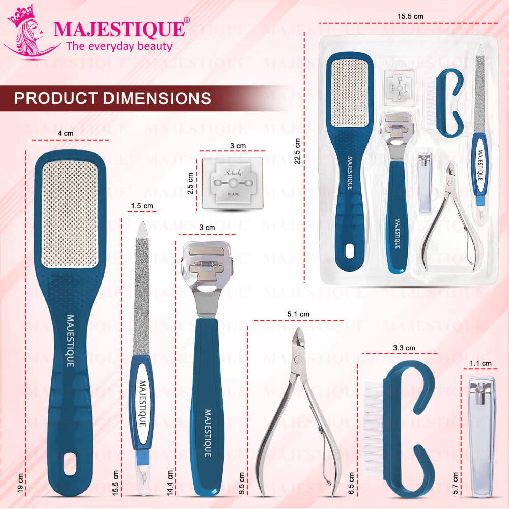 Image 2 of Majestique Professional Manicure And Pedicure Tools Kit - Color May Vary