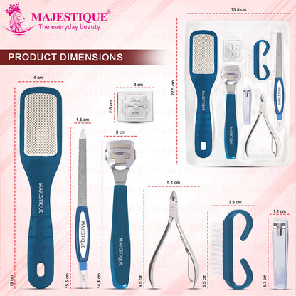 Image 2 of Majestique Professional Manicure And Pedicure Tools Kit - Color May Vary