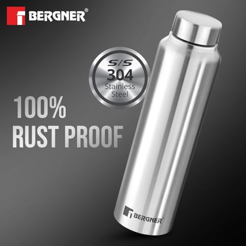 Image 6 of BERGNER Walking Stainless Steel Water Bottle 1000ml