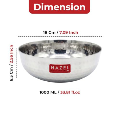 Image 7 of HAZEL Stainless Steel Tasra Kadai