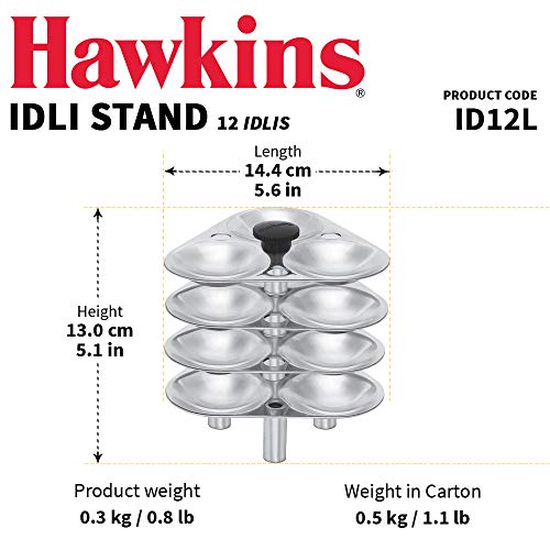 Image 4 of Hawkins Idli Stand suitable for 5L Cooker (12 Idlis)