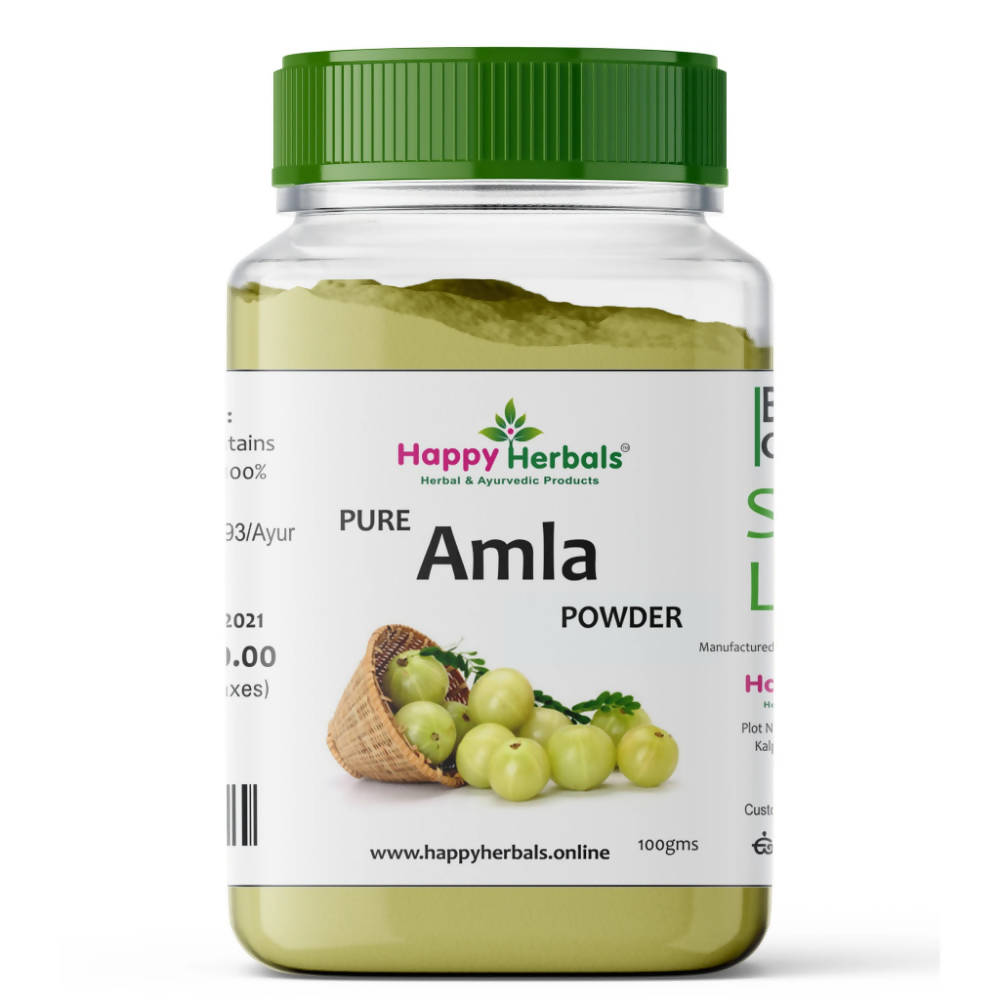 Image 1 of 100 gm for the product Happy Herbals Amla Powder