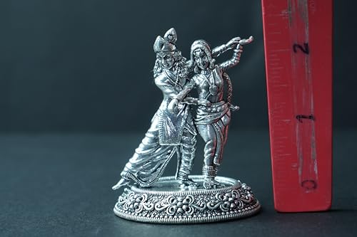 Image 5 of Dista Silvers Antique Radha Krishna 72.96g