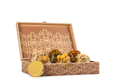 Image 5 of Brown tree Dry Fruit Gift Hamper Mahal 6P 950g