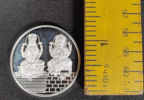Image 3 of Dista Silvers Pure Silver Ganesh Lakshmi Coins 20g