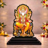 Image 1 of Default Title for the product Vishwakarma Bhagwan Wooden MDF Printed Idol with Stand, 4 x 5 Inch, Pooja Room Decor, Home Temple Mandir Decoration, Religious Gift