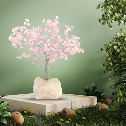 Image 1 of Default Title for the product Chitshakti RoseQuartz Crystal Tree – 500 Beads