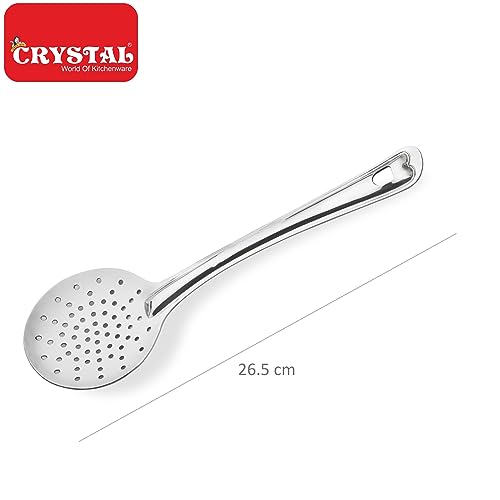 Image 5 of Crystal Stainless Steel Skimmer, Silver