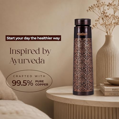 Image 9 of Artarium Copper Water Bottle