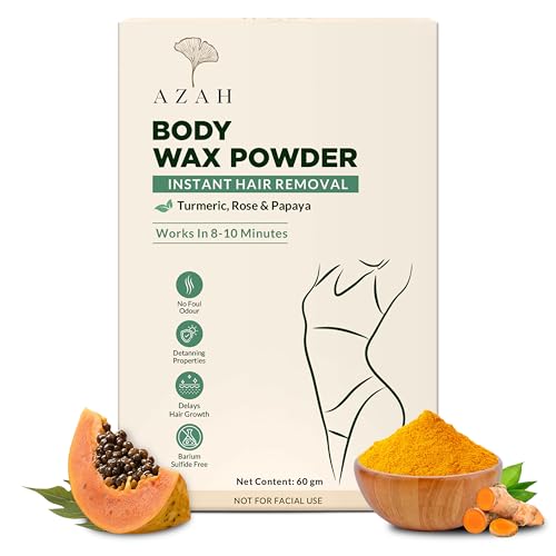 Image 2 of 60 g (Pack of 2) for the product AZAH Azah Bikini Wax Powder for Women 60 GM