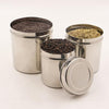Image 1 of Default Title for the product Spillbox Stainless Steel Utensil Vertical Canisters Storage Container Set of 3