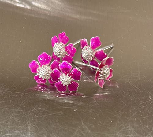 Image 1 of Default Title for the product Dista Silvers Pink Colour Flowers 10g Pack of 5