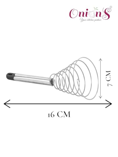 Image 6 of Hand Blanders Onions Stainless Steel Spring Whisk Egg Beater Hand Blender for Kitchen