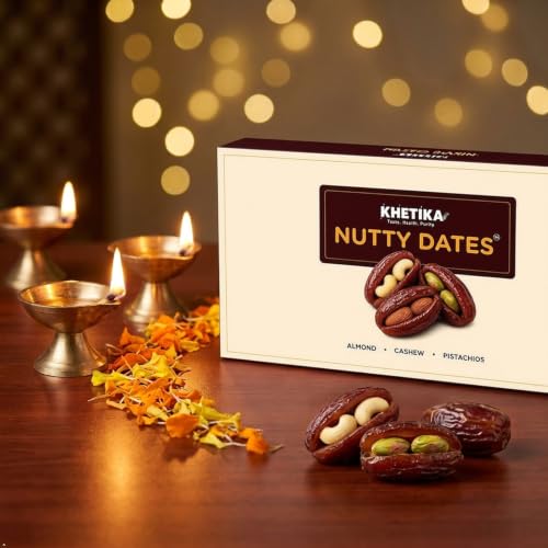 Image 6 of KHETIKA Premium Nutty Dates Assorted Dry Fruit Gift Pack 12 Pcs