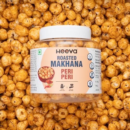 Image 4 of Heeva Roasted Makhana Foxnut Peri-Peri Flavour Pack of 2 100g