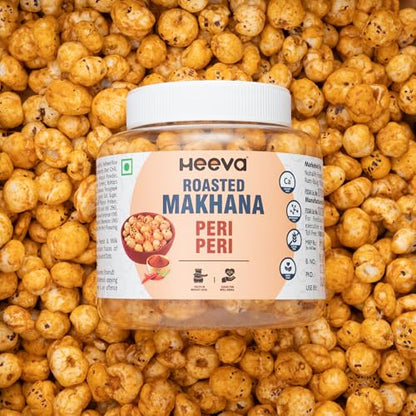 Image 4 of Heeva Roasted Makhana Foxnut Peri-Peri Flavour Pack of 2 100g
