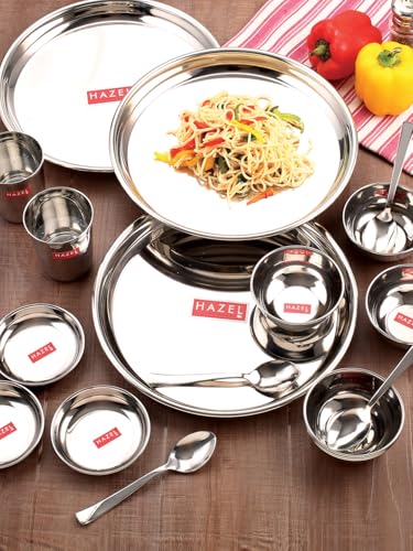 Image 2 of Hazel 36 Piece Stainless Steel Dinner Set