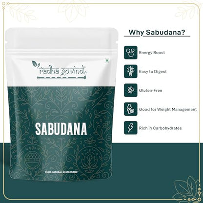 Image 4 of Radha Govind Organic Sabudana | Sago | Tapioca 500 Gram