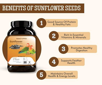 Image 11 of Foodie Puppies Striped Sunflower Seeds Bird Food