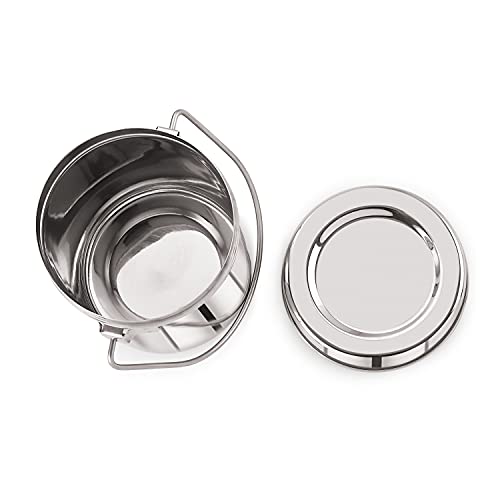 Image 4 of neelam Stainless Steel Laser Etching Milk Pot
