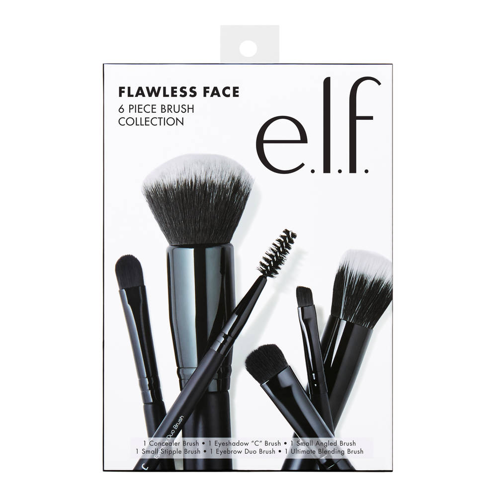Image 2 of e.l.f. Cosmetics Flawless Face 6 Piece Brush Collection