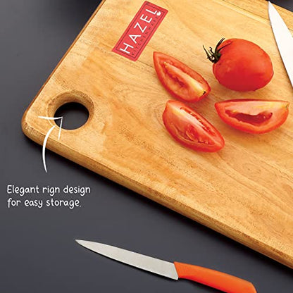 Image 4 of HAZEL Wooden Chopping Board 11 Inch × 7 Inch