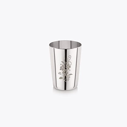 Image 2 of neelam Stainless Steel 7 22G Laser Etching Glass 300 ml