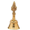 Image 1 of 4 Inch for the product Uapan Metalcraft Brass Pooja Puja Hanuman Bell Ghanti, For Pooja Purpose