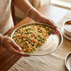 Image 1 of Default Title for the product HAZEL Stainless Steel Dinner Plate 27 cm