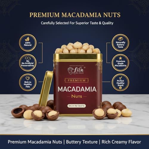 Image 4 of LILA DRY FRUITS Macadamia Nuts 275 Grams