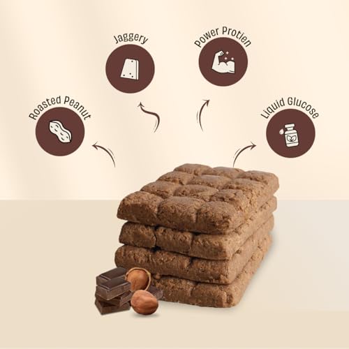 Image 6 of THELOFFY Premium Choco Hazelnut Chikki Gajak Groundnut Brittle Traditional Indian Sweets & Snacks