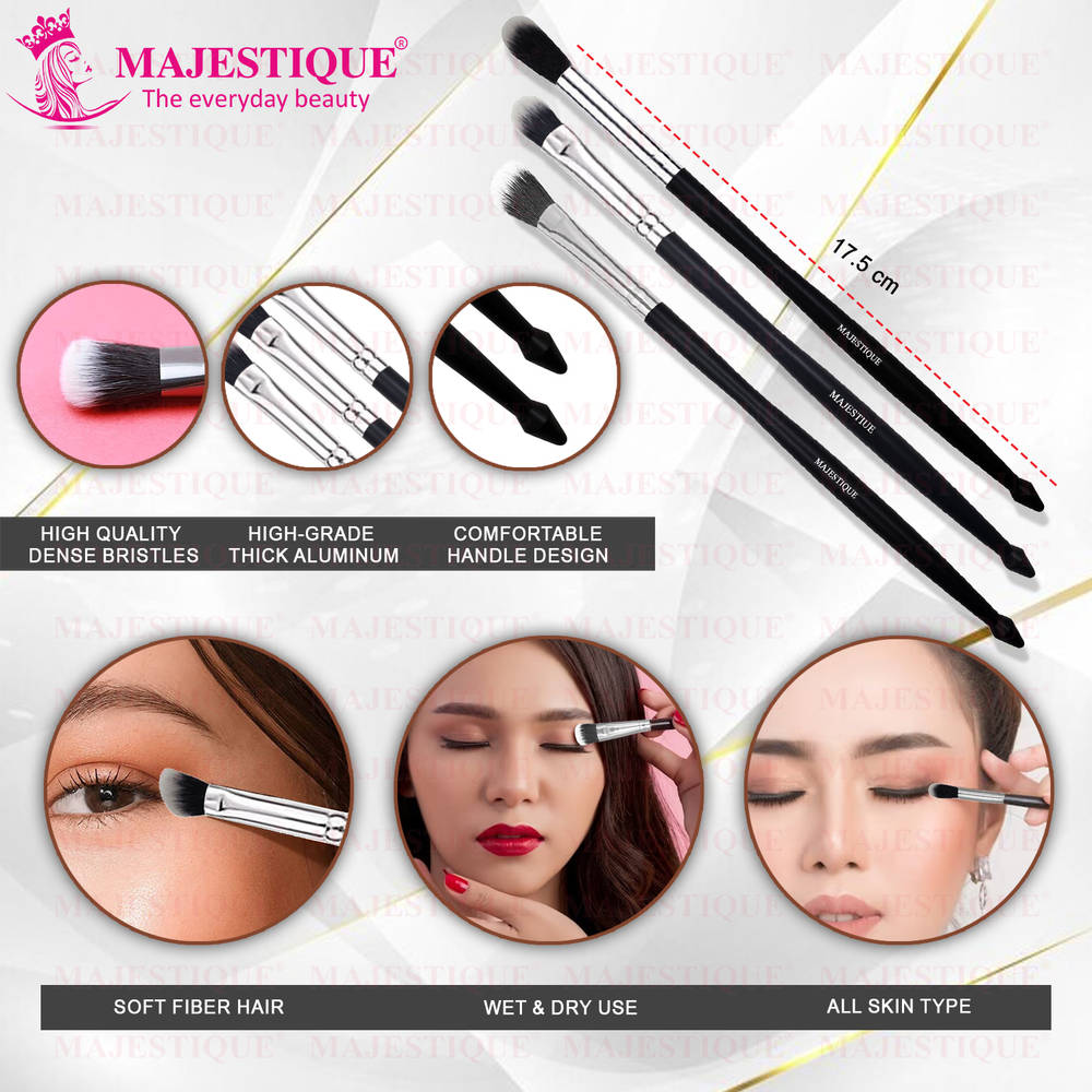Image 2 of Majestique Face Brush Set Trio