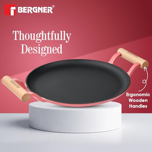 Image 7 of BERGNER Excalibur Lightweight Cast Iron Dosa Tawa 28cm
