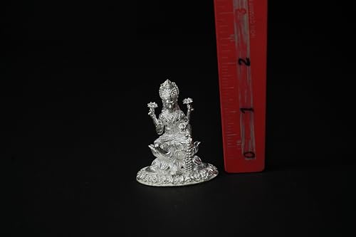 Image 4 of Dista Silvers Lakshmi Idol 31.98grams