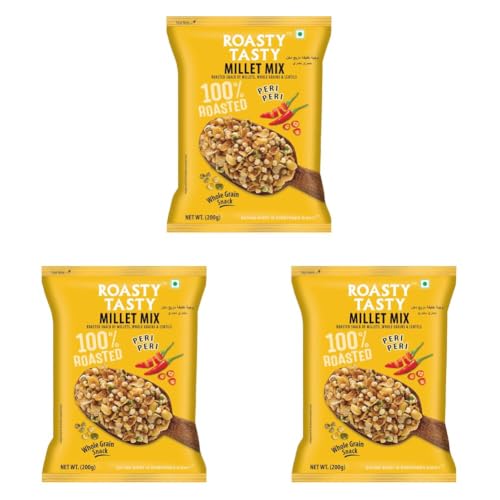 Image 4 of 200 g (Pack of 3) for the product Roasty Tasty Millet Mix Peri Peri