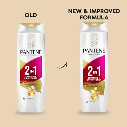 Image 2 of Pantene 2 in 1 Anti Hair Fall Shampoo + Conditioner, 340 ml